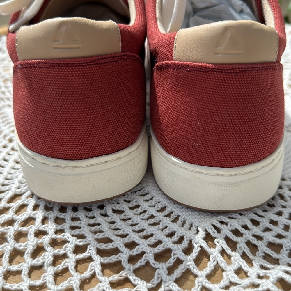 ABEO NWOT Women's Red Canvas Sneakers - Picture 8 of 9